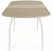 стол Портофино-2 (керамика) 80х120 (+32) (ноги белый бархат) (Fokos Terra/лофт)