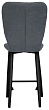 стул Чинзано полубарный нога черная 600 (Т177 графит)