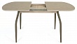 стол Портофино-1(керамика) 70х110 (+32) (ноги металл капучино) (Terra/лофт)