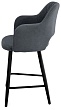 стул Эспрессо-2 полубарный нога черная 600 (Т177 графит)