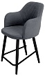 стул Эспрессо-2 полубарный-мини нога черная 500 (Т177 графит)