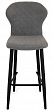 стул Марио БАРНЫЙ нога черная 700 (Т180 светло-серый)