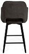 стул Эспрессо-2 полубарный нога черная 600 360F47 (Т190 горький шоколад)
