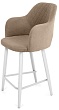 стул Эспрессо-2 полубарный нога белая 600 (Т184 кофе с молоком)