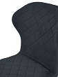 стул Марио полубарный нога черная 600 F360 (Т177 графит)