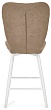стул Чинзано полубарный нога белая 600 F360 (Т184 кофе с молоком)