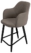 стул Эспрессо-2 полубарный-мини нога черная 500 (Т173 капучино)