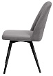 стул Скалли нога черная 1F40 (360°)  (Т180 светло-серый)