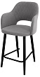 стул Эспрессо-2 полубарный нога черная 600 (Т180 светло-серый)