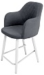 стул Эспрессо-2 полубарный-мини нога белая 500 (Т177 графит)