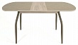 стол Портофино-1(керамика) 70х110 (+32) (ноги металл капучино) (Terra/лофт)