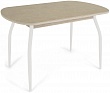 стол Портофино-2 (керамика) 80х120 (+32) (ноги белый бархат) (Fokos Terra/лофт)