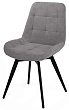 стул Мартини нога черная 1F40 (360°)  (Т180 светло-серый)