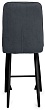 стул Бакарди полубарный нога черная 600 (Т177 графит)