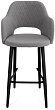 стул Эспрессо-2 барный нога черная 700 (Т180 светло-серый)