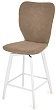 стул Чинзано полубарный нога белая 600 F360 (Т184 кофе с молоком)
