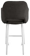 стул Эспрессо-2 полубарный нога белая 600 (Т190 горький шоколад)