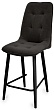 стул Бакарди полубарный нога черная 600 (Т190 горький шоколад)